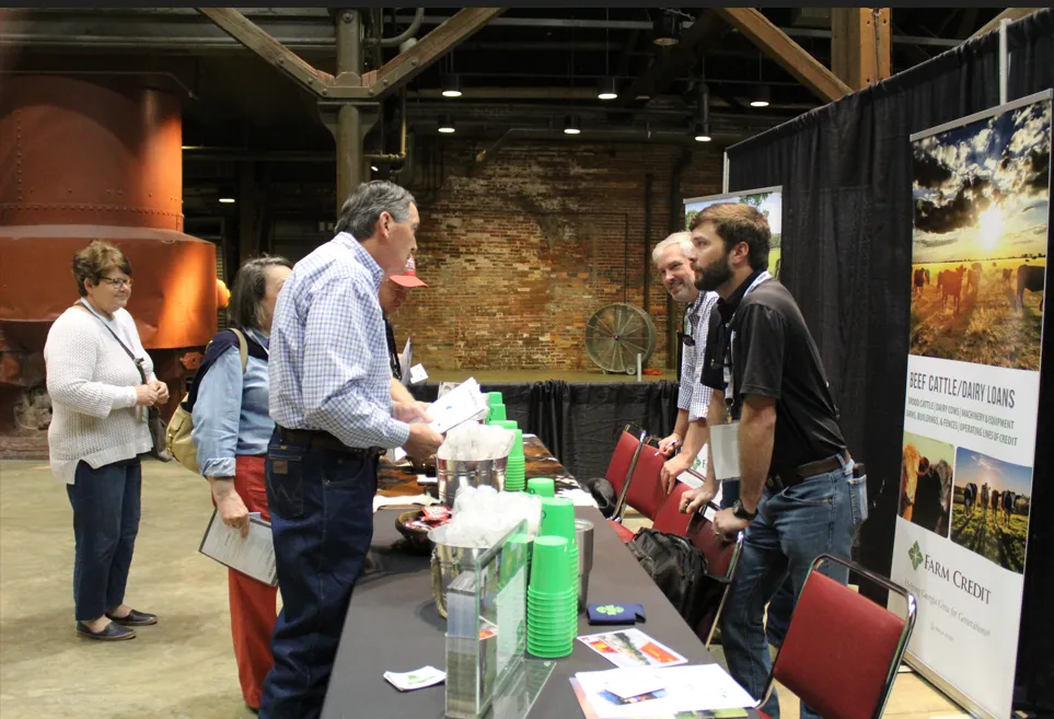 people standing at table