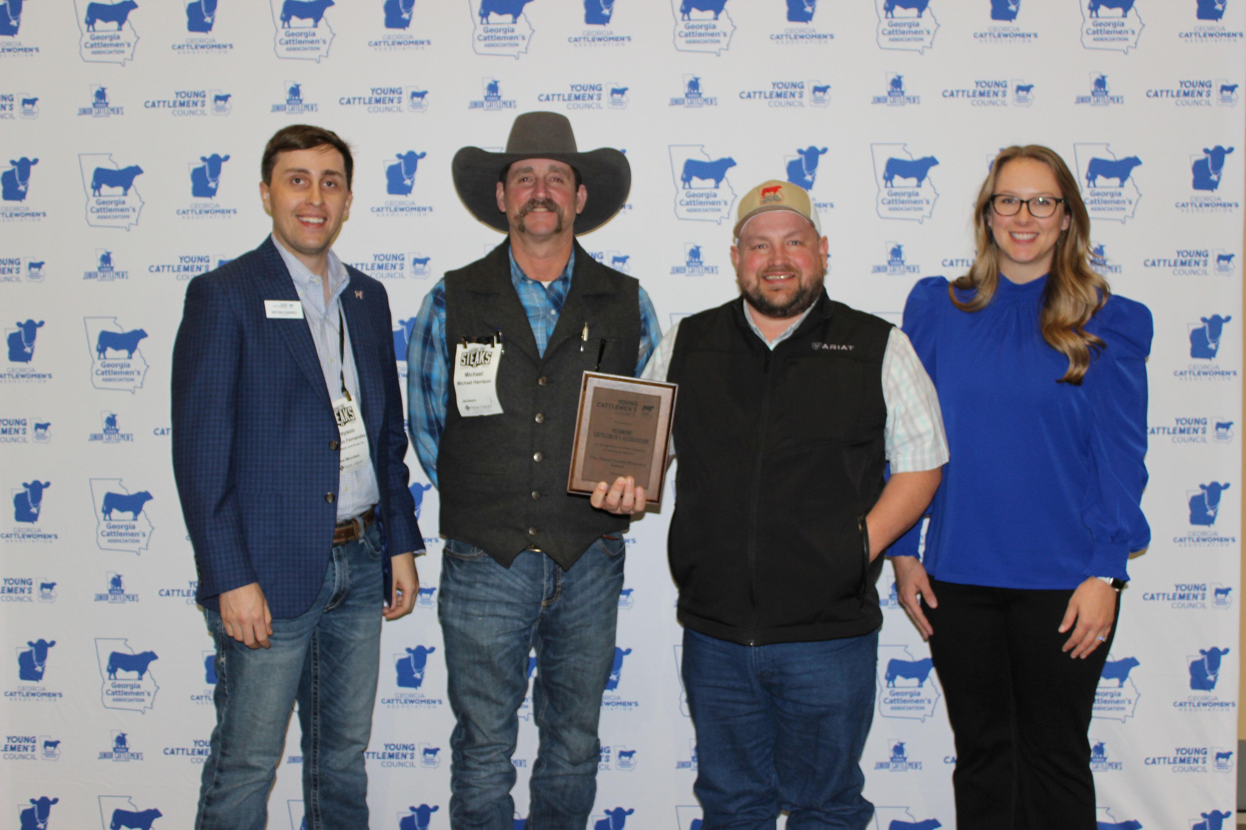 David Gazda accepting award